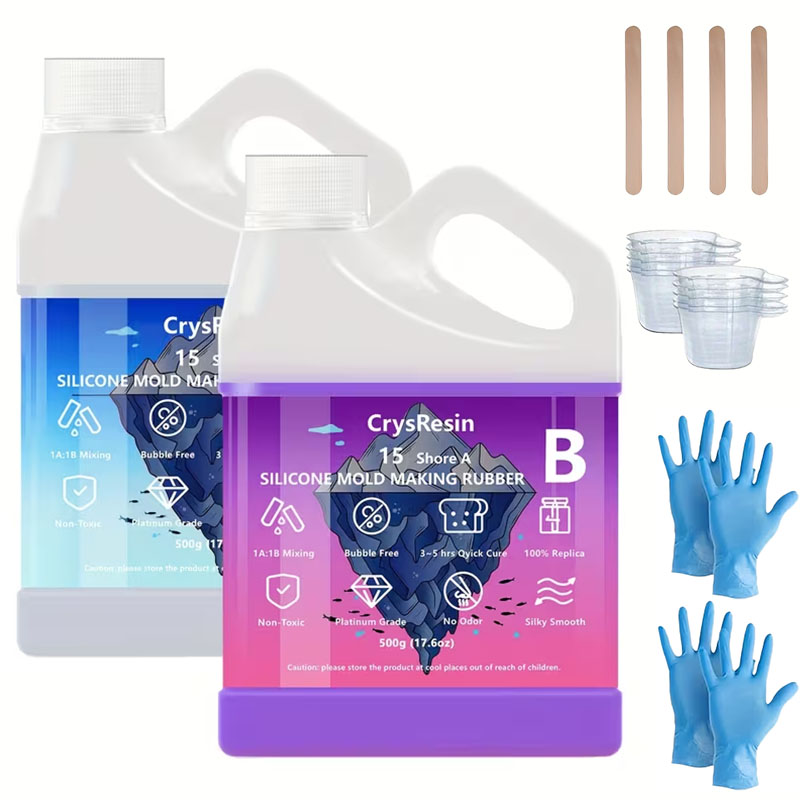 Soap Making Diy Kit - 500ml 2 Bottles Liquid Silicone for