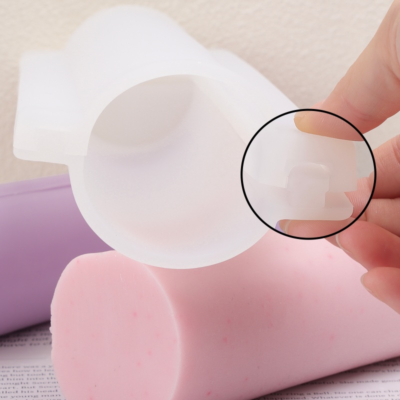 Soap Making Kit For Beginners - Long Heart Column Silicone Soap Loaf
