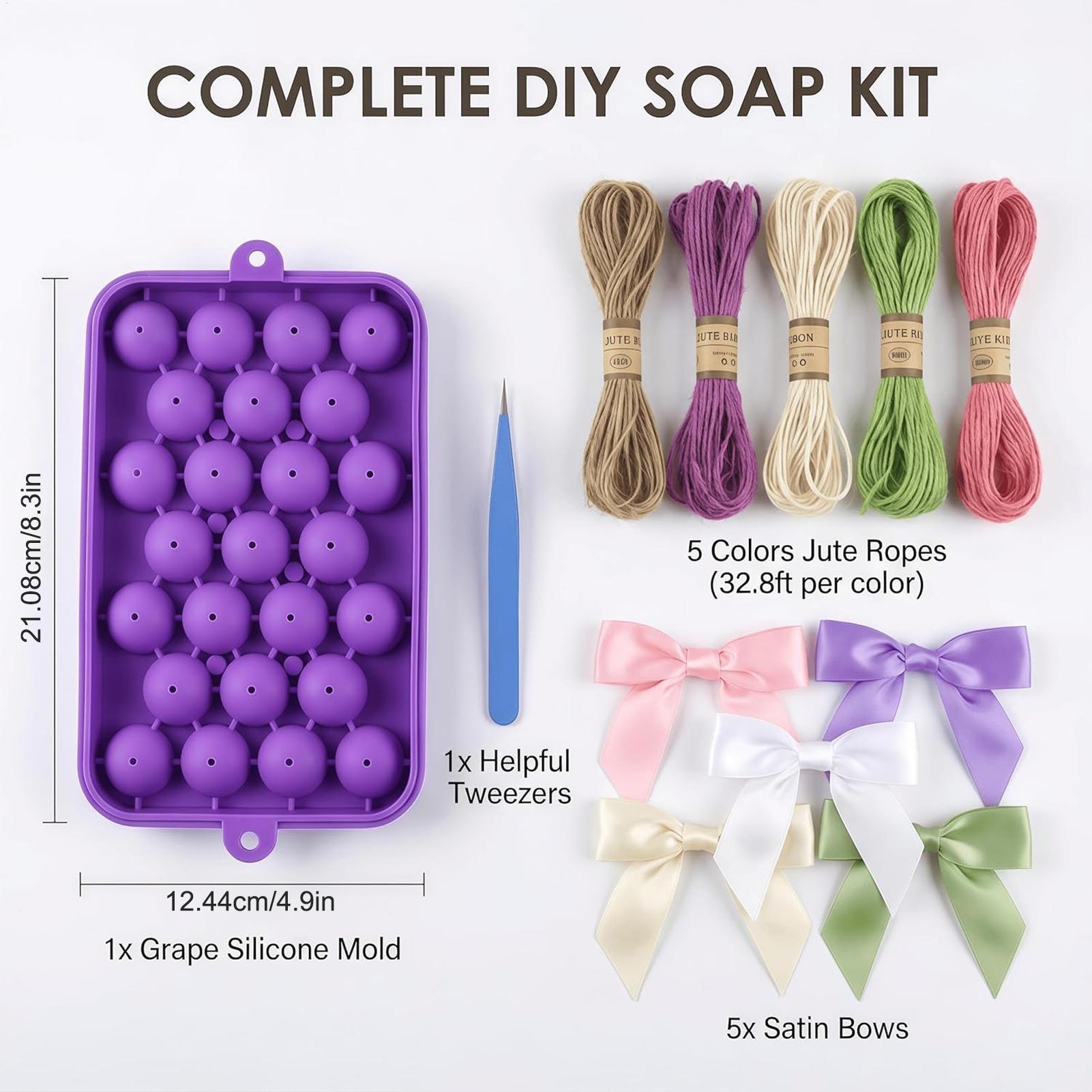 DIY Soap Making Kit Grape Soap - огляд і ціна Soap Making Kit For Beginners
