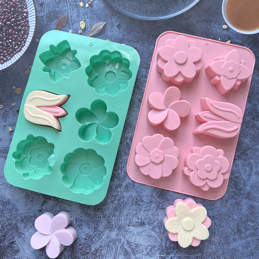 kinds Flower Silicone Molds Di - огляд і ціна Soap Making Instructions